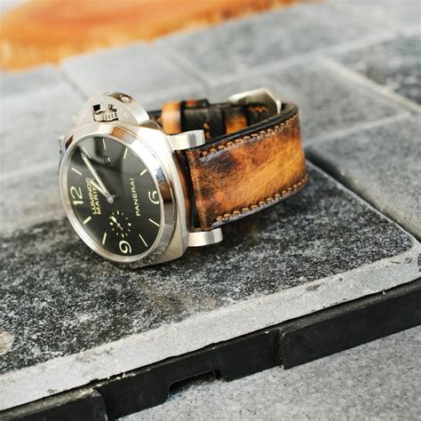 making watch strap panerai|best aftermarket panerai straps.